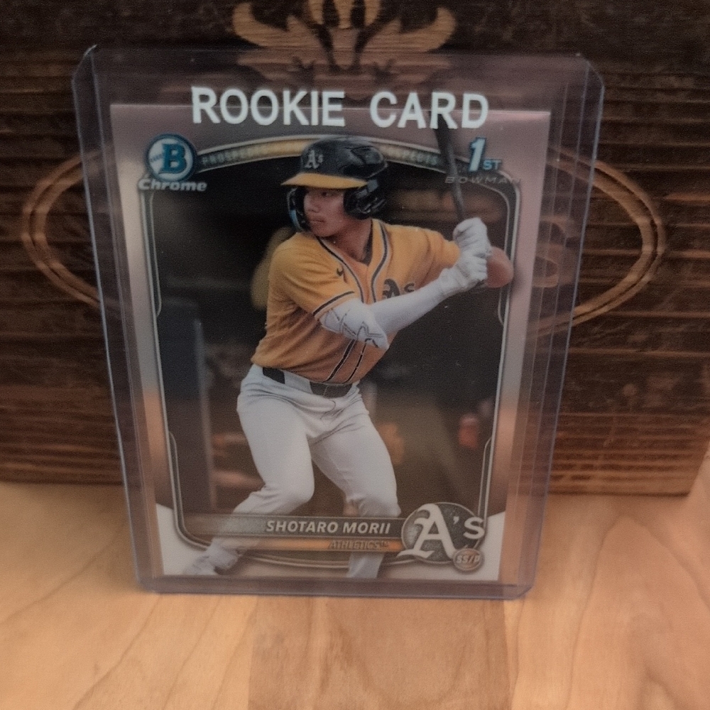 2025 Bowman Chrome Shotaro Morii 1st Bowman Prospects Rookie Card Athletics 🔥